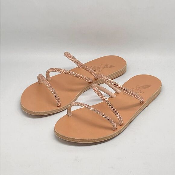 Ancient Greek Sandals Crystal Embellished Strappy Sandals size 37 - Picture 6 of 13